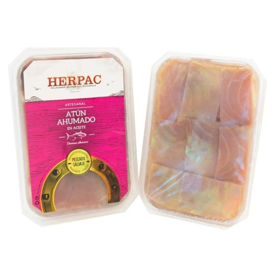 ATÚN AHUMADO EN ACEITE 250gr HERPAC BARBATE