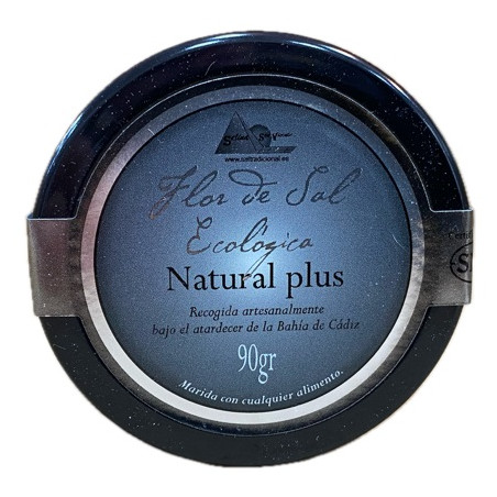 FLOR DE SAL ECOLÓGICA NATURAL PLUS 90 gr SALINAS SAN VICENTE SAN FERNANDO