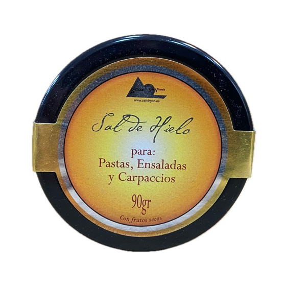 SAL DE HIELO PARA PASTAS ENSALADAS Y CARPACCIOS 90gr SALINAS SAN VICENTE SAN FERNANDO