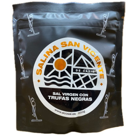 SAL VIRGEN CON TRUFAS NEGRAS 250gr SALINAS SAN VICENTE SAN FERNANDO