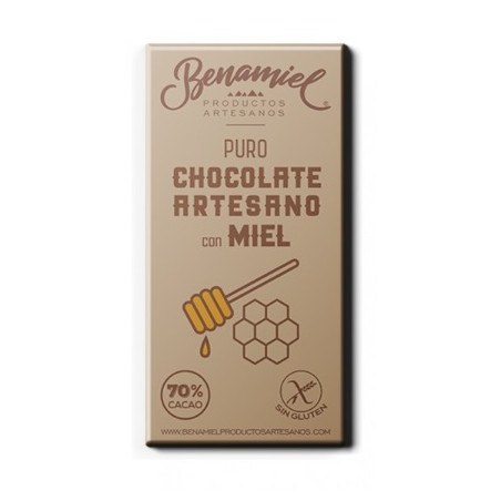 CHOCOLATE ARTESANO CON MIEL 115g BENAMIEL SIERRA DE GRAZALEMA