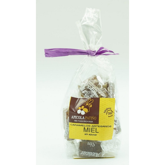 CARAMELOS ARTESANOS MIEL SIN AZUCAR 100gr APICOLA PATIÑO CONIL CÁDIZ