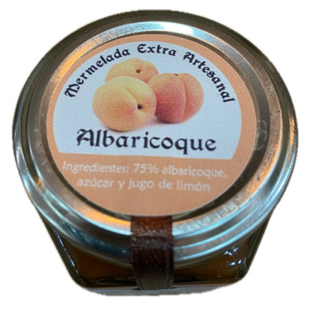MERMELADA DE ALBARICOQUE GRAZALEMEÑOS 120G ARTESANÍA DE LA SIERRA DE GRAZALEMA