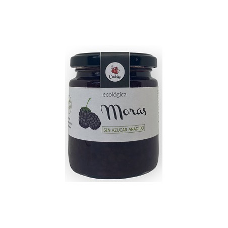 MERMELADA DE MORAS 260g SIN AZUCAR AÑADIDO CONTIGO CONSERVAS ARTESANALES