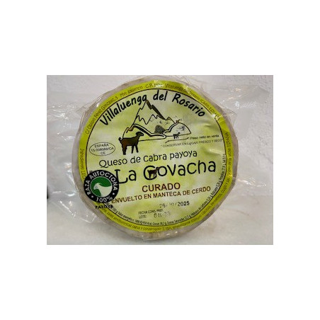 MINI QUESO DE CABRA CURADO MANTECA LA COVACHA 460g APROX