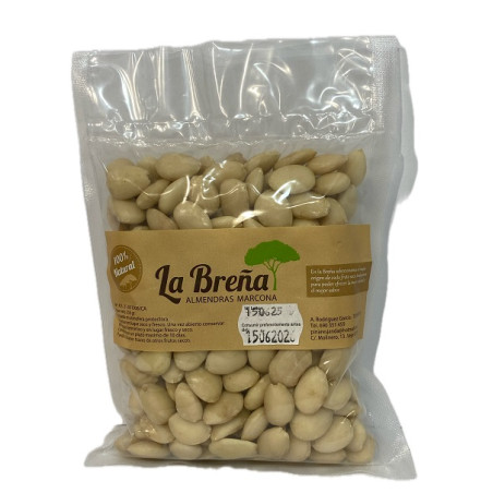 ALMENDRAS MARCONA LA BREÑA 250 G – FRUTOS SECOS PREMIUM DE LA SIERRA DE CÁDIZ