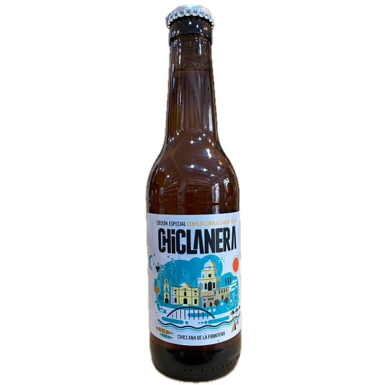 CERCEZA CHICLANERA EDICIÓN ESPECIAL DE BLANCA Y VERDE DEDICADA A CHICLANA DE LA FRONTERA CÁDIZ