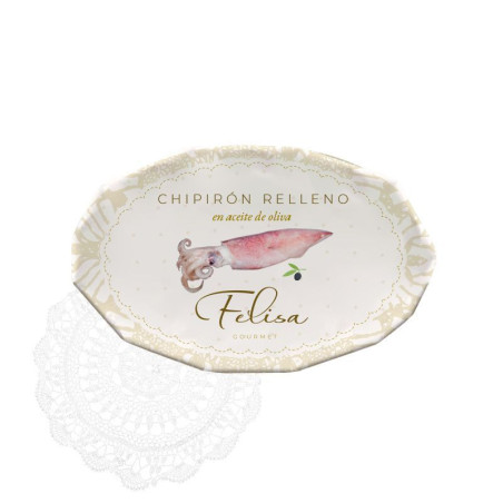 CHIPIRONES RELLENOS EN ACEITE DE OLIVA 110G FELISA GOURMET BARBATE