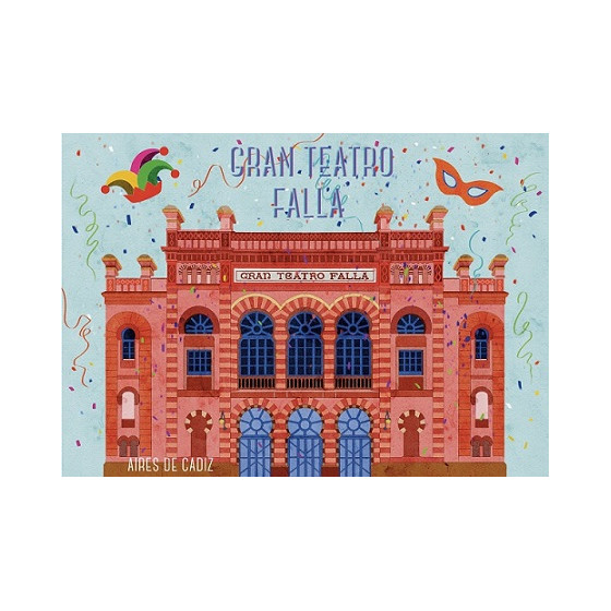 IMÁN SOUVENIR GRAN TEATRO FALLA 105X75CM – FLEXIBLE