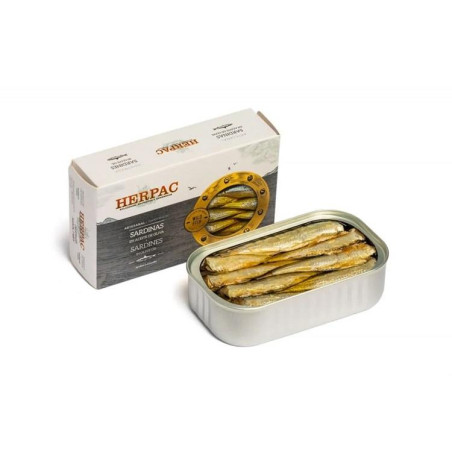 SARDINILLAS EN ACEITE DE OLIVA LATA 115g HERPAC BARBATE