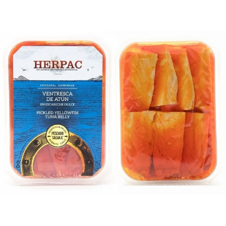 VENTRESCA DE ATÚN EN ESCABECHE DULCE 250g HERPAC BARBATE
