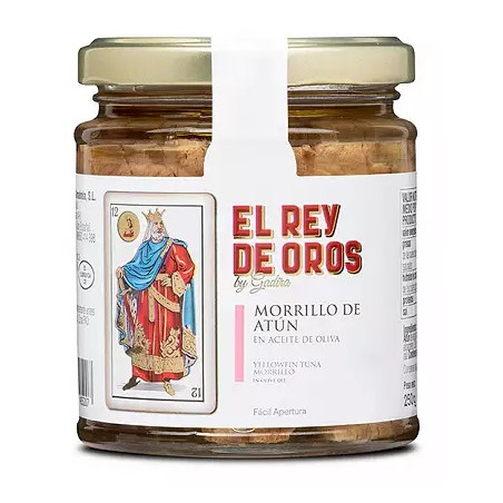 TARRO DE MORRILLO DE ATÚN 250 gr EL REY DE OROS BARBATE