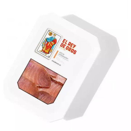 ATÚN AHUMADO EN ACEITE DE GIRASOL BANDEJA 170g EL REY DE OROS BARBATE