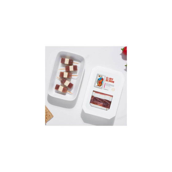 BANDERILLAS DE ATÚN AHUMADO Y QUESO EN ACEITE DE GIRASOL DEL REY DE ORO 