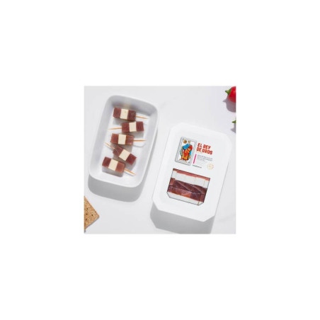 BANDERILLAS DE ATÚN AHUMADO Y QUESO EN ACEITE DE GIRASOL DEL REY DE ORO 