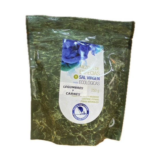 SAL VIRGEN PARA LEGUMBRES Y CARNES 250 gr SALINAS SAN VICENTE SAN FERNANDO