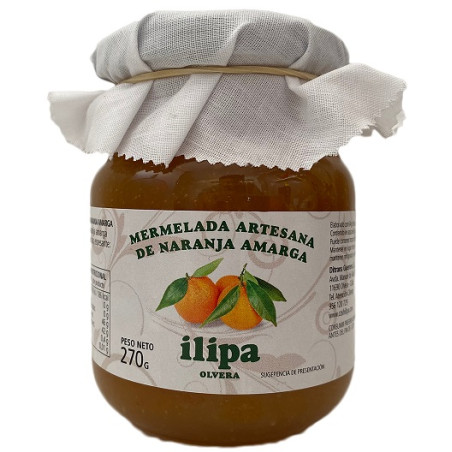 MERMELADA ARTESANA DE NARANJA AMARGA 270 gr ILIPA OLVERA