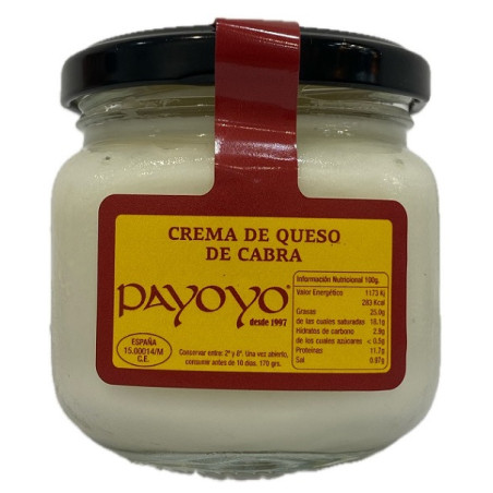 CREMA DE QUESO DE CABRA PAYOYO 170gr