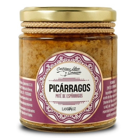 PICÁRRAGOS PATÉ VEGETAL DE ESPÁRRAGOS VERDES SALSAS CANTIZANO