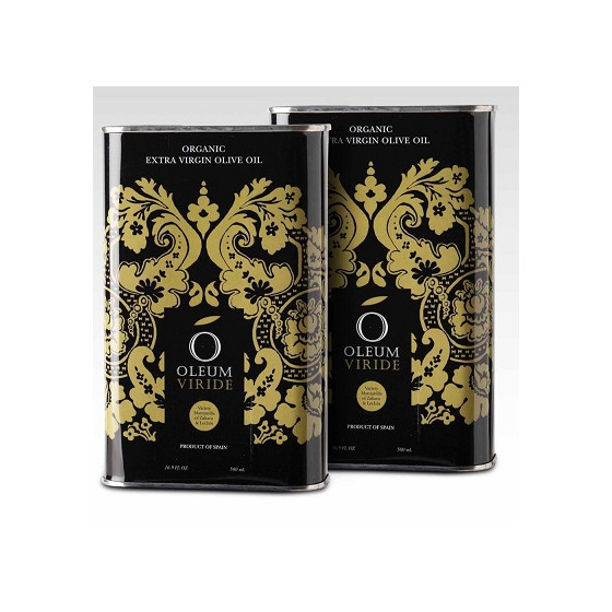 ACEITE DE OLIVA VIRGEN EXTRA ORGANICO OLEUM VIRIDE LATA 500 ml