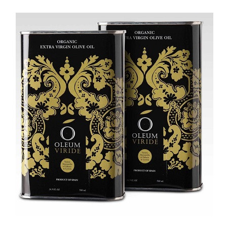 ACEITE DE OLIVA VIRGEN EXTRA ORGANICO OLEUM VIRIDE LATA 500 ml