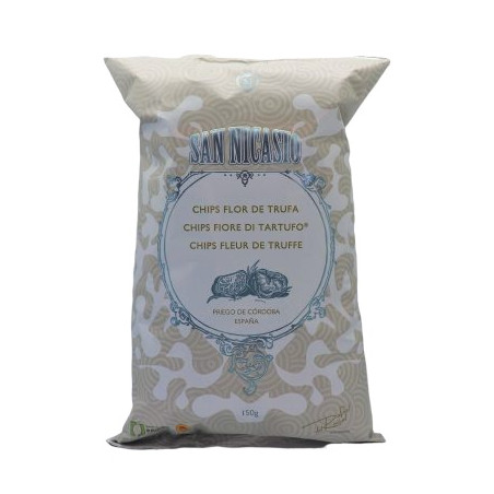PATATAS FRITAS SAN NICASIO CON AROMA DE TRUFA 150gr PRIEGO DE CÓRDOBA