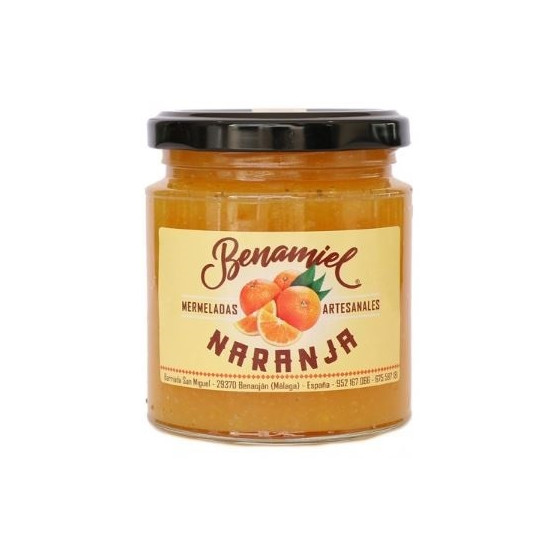 MERMELADA DE NARANJA TARRO 280g BENAMIEL SIERRA DE GRAZALEMA
