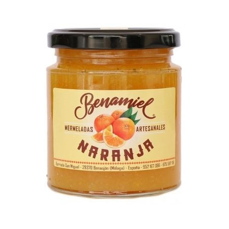 MERMELADA DE NARANJA TARRO 280g BENAMIEL SIERRA DE GRAZALEMA