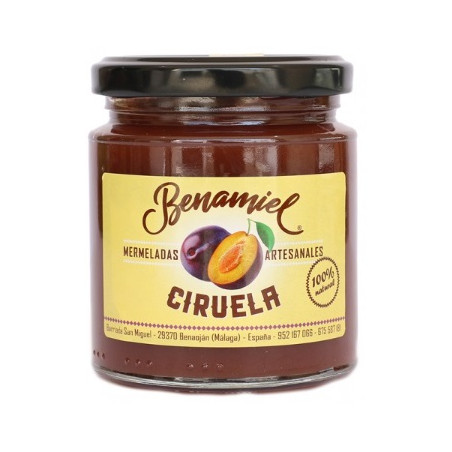MERMELADA DE CIRUELA TARRO 280g BENAMIEL SIERRA DE GRAZALEMA