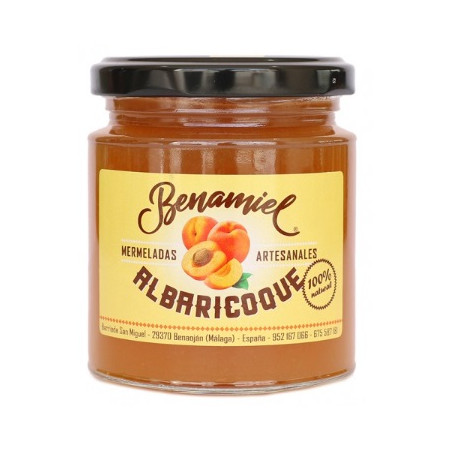 MERMELADA DE ALBARICOQUE TARRO 280g BENAMIEL SIERRA DE GRAZALEMA