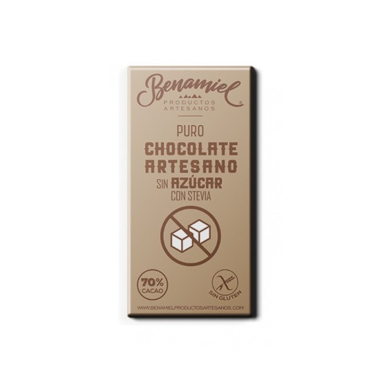 CHOCOLATE ARTESANO CON STEVIA 115g BENAMIEL SIERRA DE GRAZALEMA