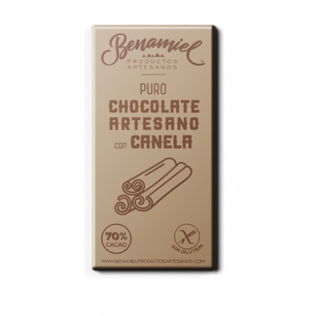 CHOCOLATE ARTESANO CON CANELA 115g BENAMIEL SIERRA DE GRAZALEMA