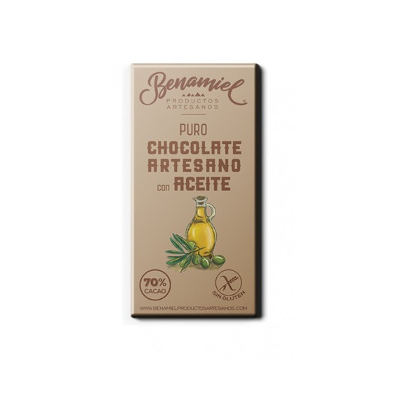 CHOCOLATE ARTESANO CON ACEITE 115g BENAMIEL SIERRA DE GRAZALEMA