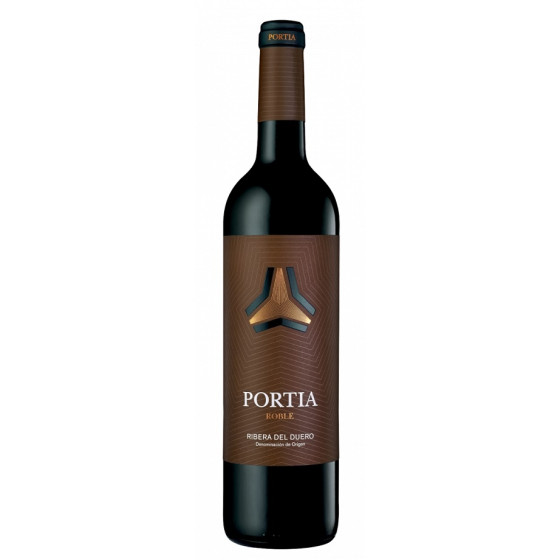 PORTIA ROBLE VINO TINTO RIBERA DEL DUERO BOTELLA 75 cl