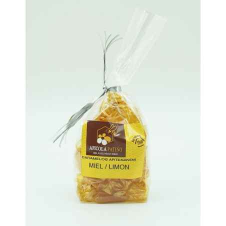 CARAMELOS ARTESANOS MIEL Y LIMÓN 100gr APICOLA PATIÑO CONIL CÁDIZ