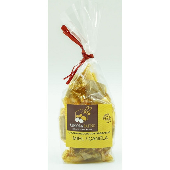 CARAMELOS ARTESANOS MIEL Y CANELA 100gr APICOLA PATIÑO CONIL CÁDIZ