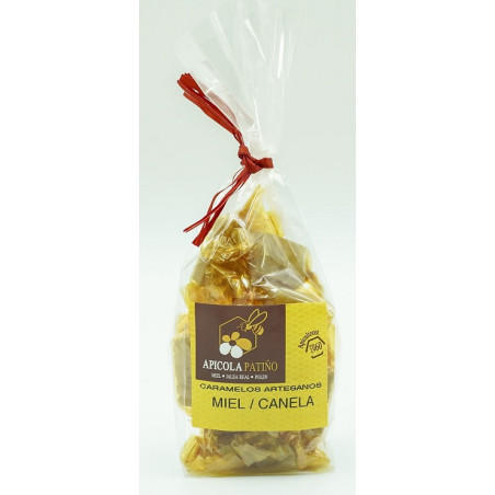 CARAMELOS ARTESANOS MIEL Y CANELA 100gr APICOLA PATIÑO CONIL CÁDIZ
