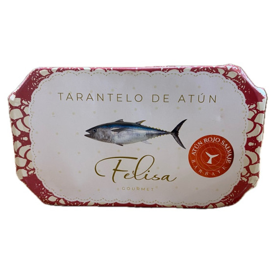 TARANTELO DE ATÚN ROJO EN ACEITE DE OLIVA LATA 120gr FELISA GOURMET BARBATE