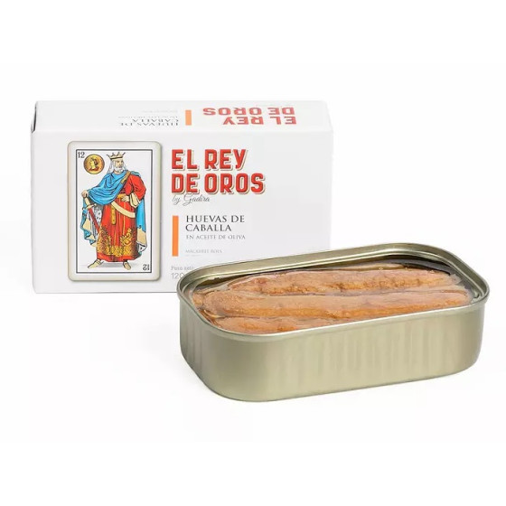 HUEVAS DE CABALLA EN ACEITE DE OLIVA LATA 120g EL REY DE OROS BARBATE