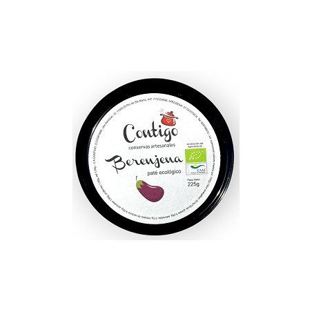 BERENJENA PATÉ ECOLÓGICO 225 GR CONTIGO CONSERVAS ARTESANALES