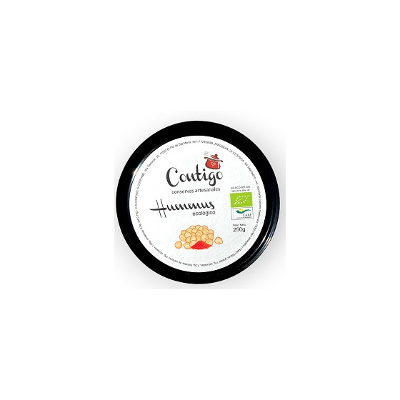 HUMMUS ECOLÓGICO 250 GR CONTIGO CONSERVAS ARTESANALES