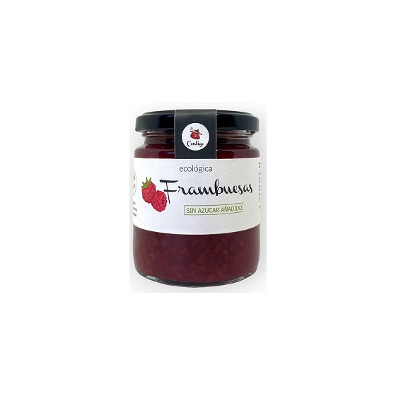 MERMELADA DE FRAMBUESAS SIN AZUCAR AÑADIDO 260g CONTIGO CONSERVAS ARTESANALES