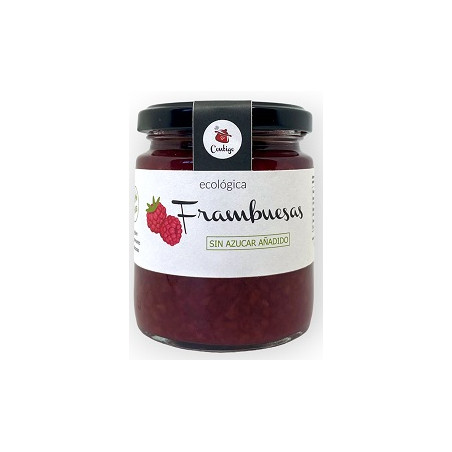 MERMELADA DE FRAMBUESAS SIN AZUCAR AÑADIDO 260g CONTIGO CONSERVAS ARTESANALES