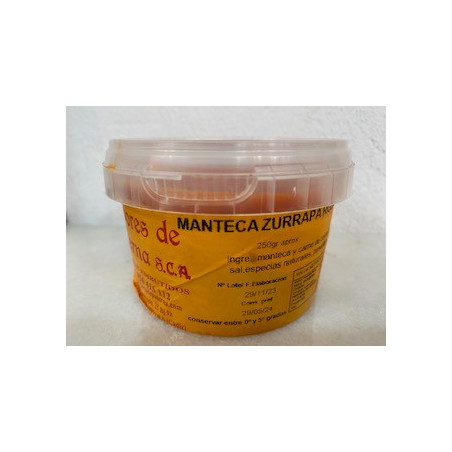 MANTECA ZURRAPA ROJA SABORES DE PATERNA