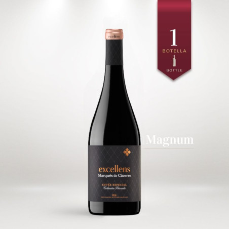 EXCELLENS VINO TINTO MARQUÉS DE CÁCERES 75 cl TEMPRANILLO