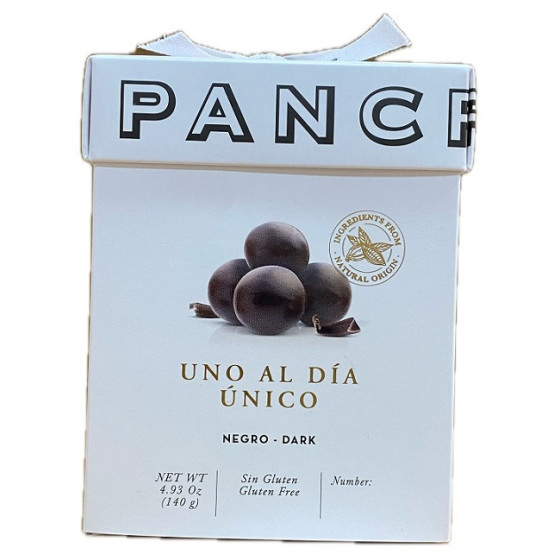 UNO AL DÍA ÚNICO CHOCOLATE NEGRO PANCRACIO 140gr