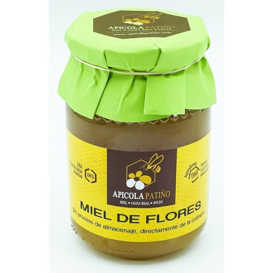 BIO MIEL DE MIL FLORES TARRO 500 gr APICOLA PATIÑO CONIL CÁDIZ