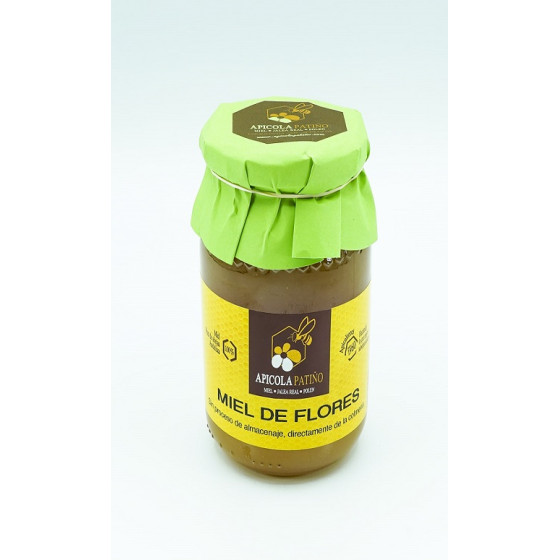 BIO MIEL DE MIL FLORES TARRO 300 gr APICOLA PATIÑO CONIL CÁDIZ