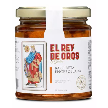 BACORETA ENCEBOLLADA TARRO 250g EL REY DE OROS BARBATE