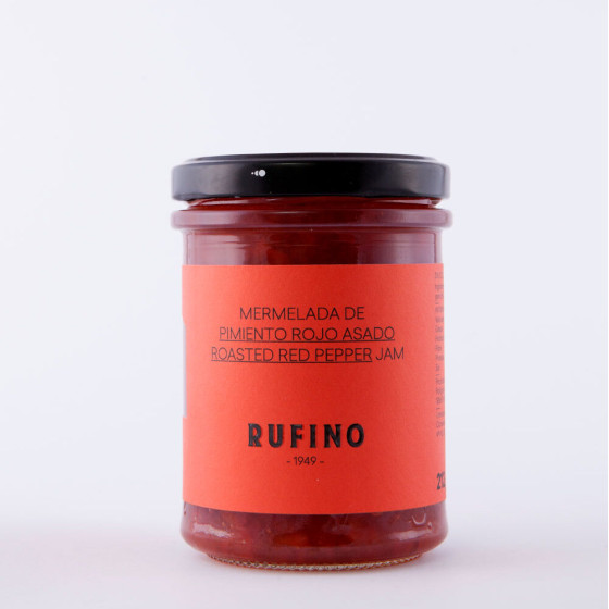 MERMELADA DE PIMIENTOS ROJOS ASADO 212gr RUFINO